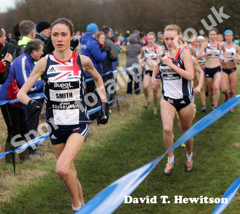 Rosie Smith (GB) during the Senior Womens BUPA Great Edinburgh Cross country.